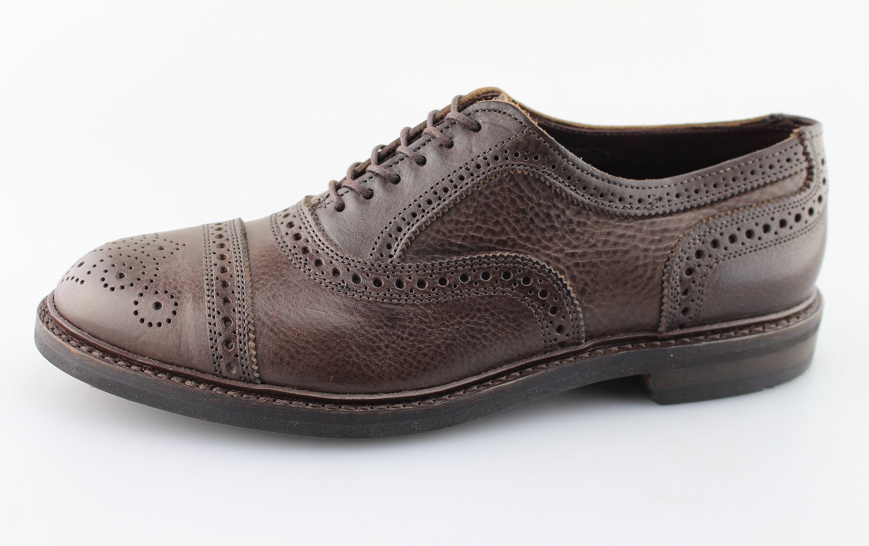 allen edmonds dark brown